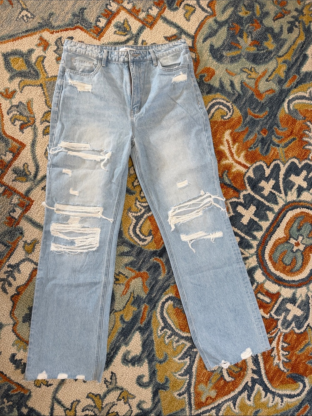 Flying Monkey Light Blue Denim Jeans - Classic Wash